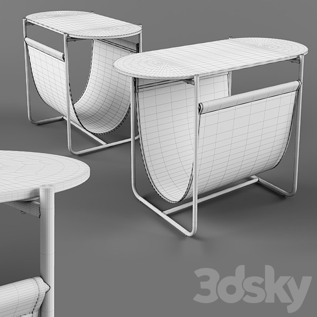 Calligaris Magazine Side Table 3DSMax File - thumbnail 3