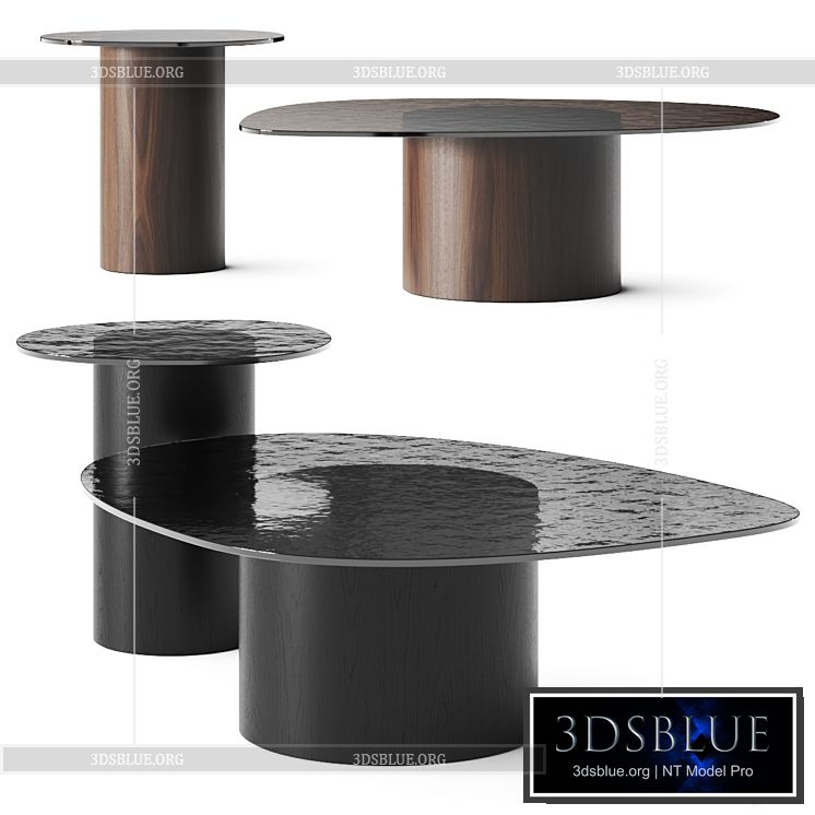 Calligaris Mushroom Coffee Tables 3DS Max - thumbnail 3