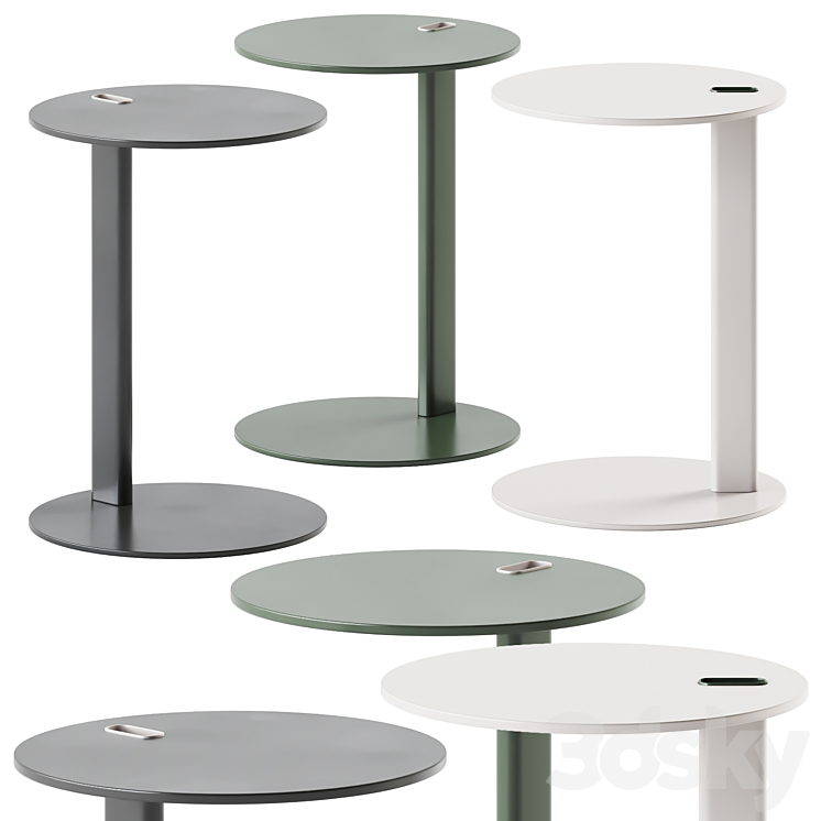 Calligaris Tender Side Table \/ Side Table 3DS Max Model - thumbnail 1