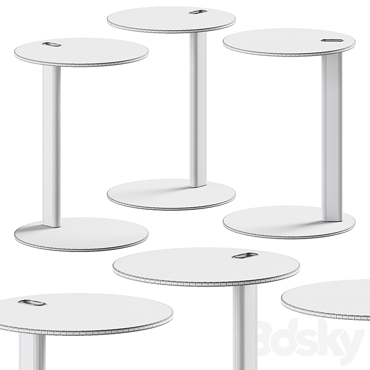 Calligaris Tender Side Table \/ Side Table 3DS Max Model - thumbnail 2