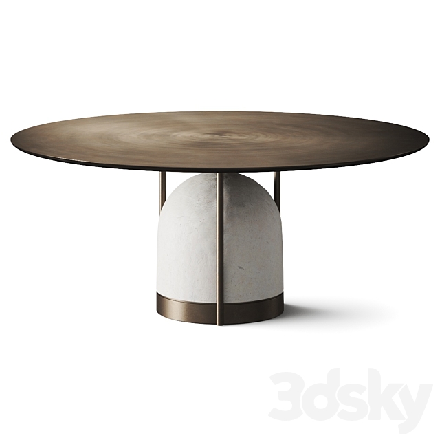 Cantori Arcano Round Dining Table 3ds Max - thumbnail 1