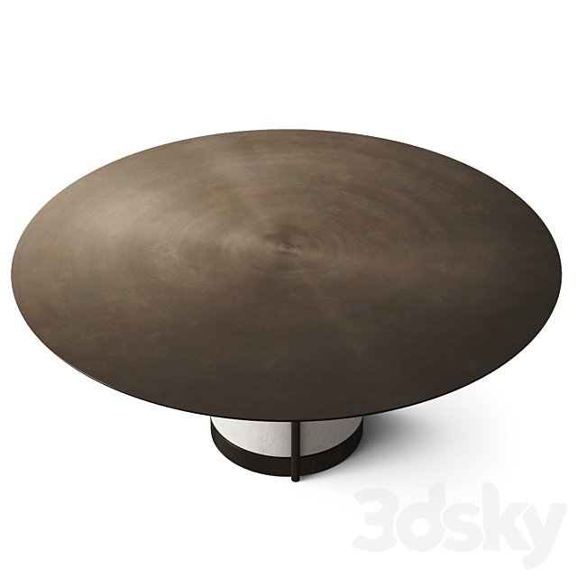 Cantori Arcano Round Dining Table 3ds Max - thumbnail 2