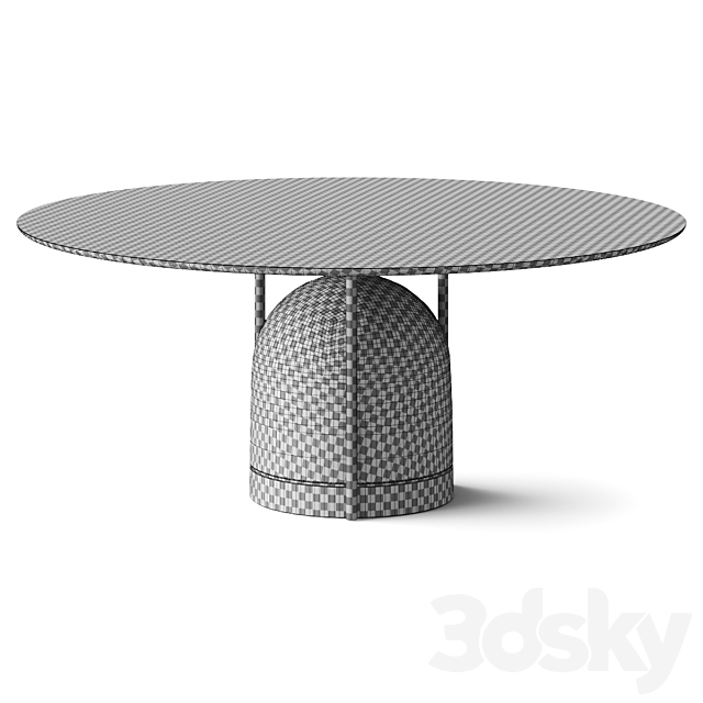 Cantori Arcano Round Dining Table 3ds Max - thumbnail 3