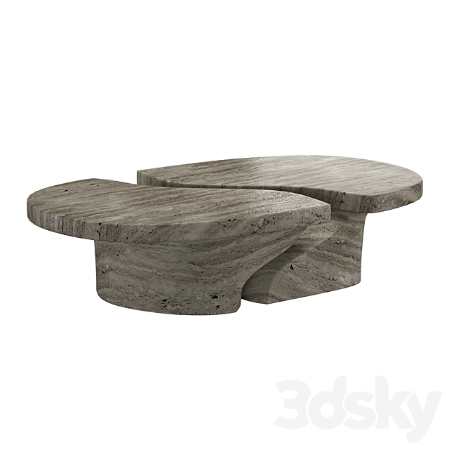 CANYON COFFEE TABLE 3ds Max - thumbnail 2