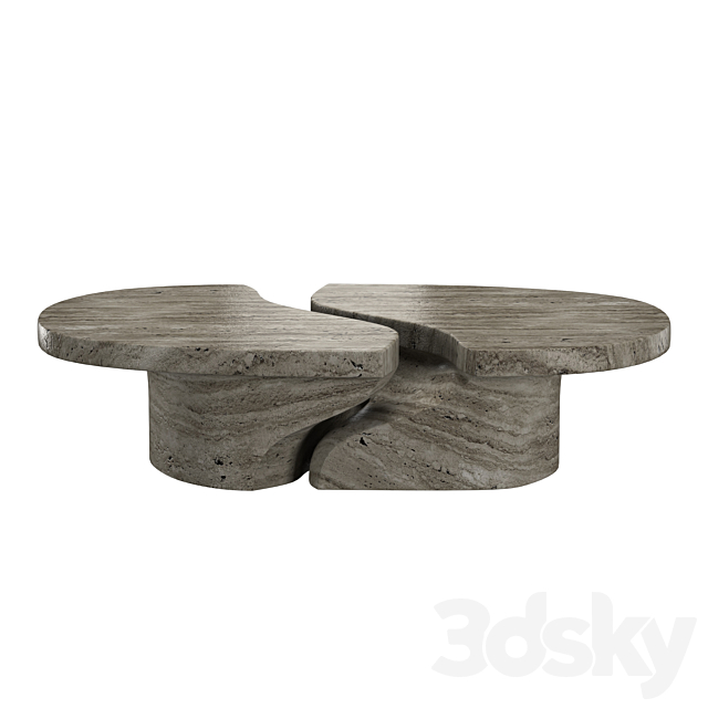 CANYON COFFEE TABLE 3ds Max - thumbnail 3