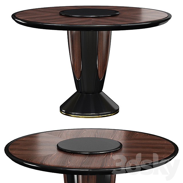 Capital Collection KONG Round wooden table 3DSMax File - thumbnail 1