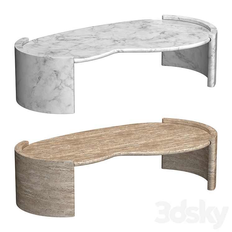 CARDIN COFFEE TABLE 3DS Max - thumbnail 1