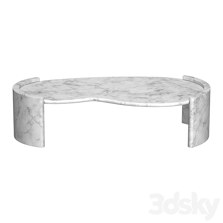 CARDIN COFFEE TABLE 3DS Max - thumbnail 2