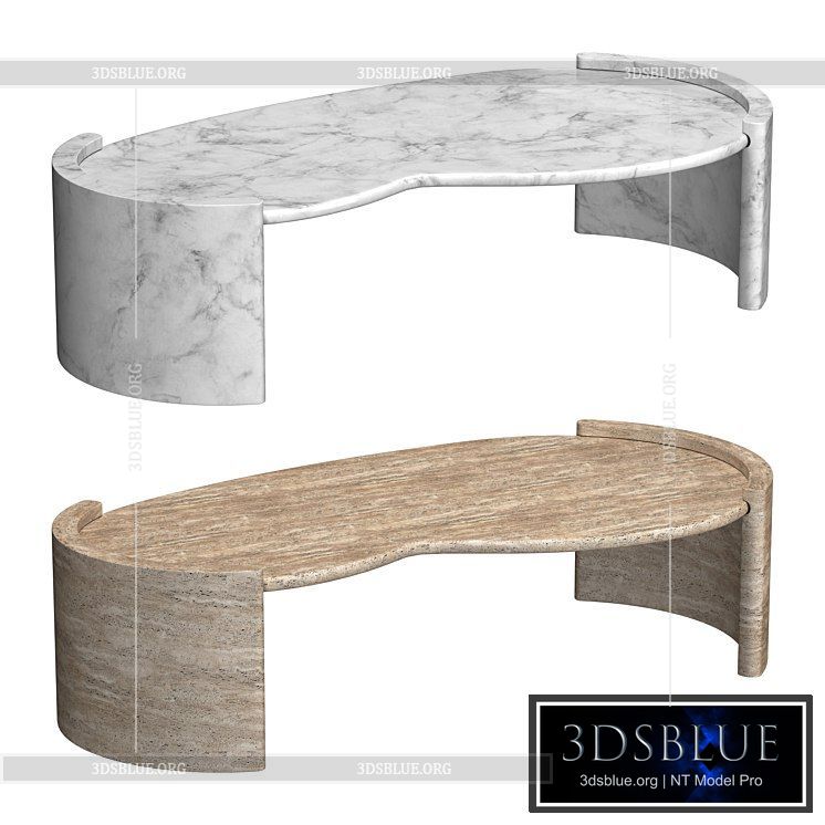 CARDIN COFFEE TABLE 3DS Max - thumbnail 3