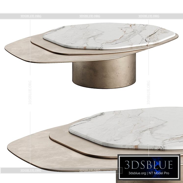 Carlycollective Epicure VII Coffee Table 3DS Max - thumbnail 3