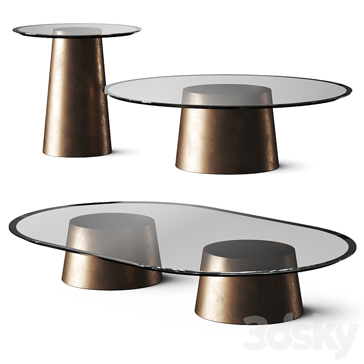 Casa +39 Encore Italia Tholos Coffee Tables 3DS Max Model - thumbnail 1