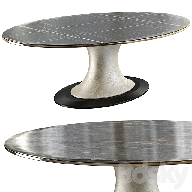 Casa Oliver Table 3DSMax File - thumbnail 1