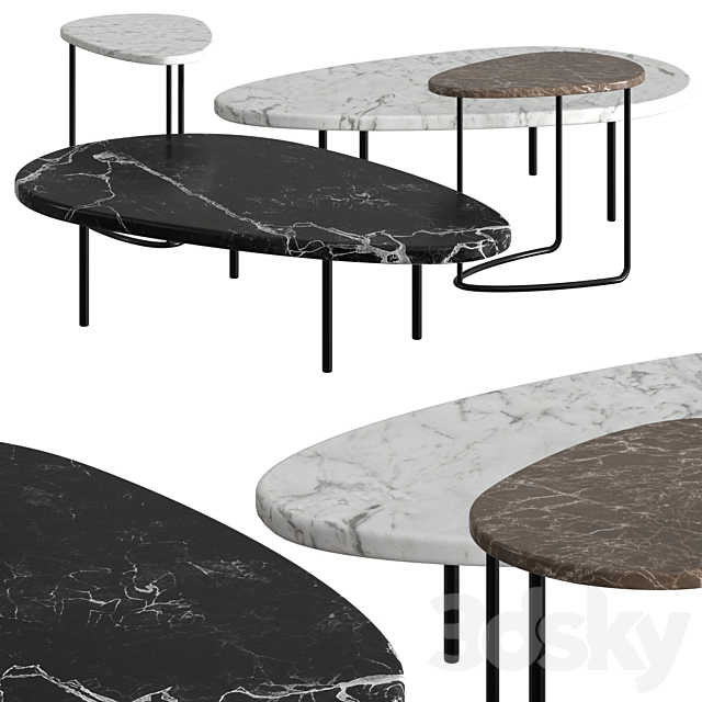 Casamania & Horm Lily Coffee Tables 3DSMax File - thumbnail 1