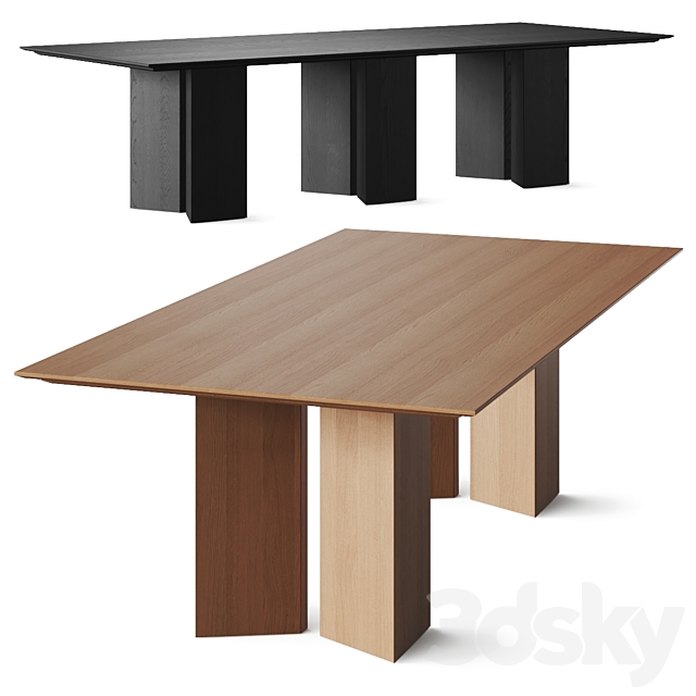 Casamilano Karl Dining Table 3DS Max Model - thumbnail 2