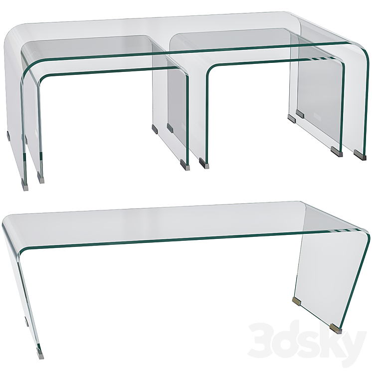 Casarredo & Burano Coffee Tables 3DS Max - thumbnail 1