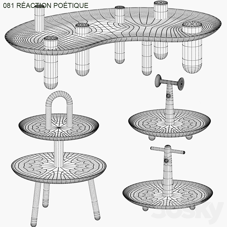 Cassina | 081 Réaction Póetique collections # 1 3DS Max - thumbnail 2