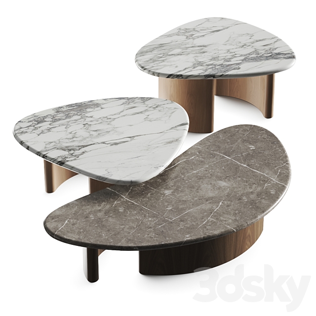 Castilleja Archipelagos Coffee Tables 3ds Max - thumbnail 2