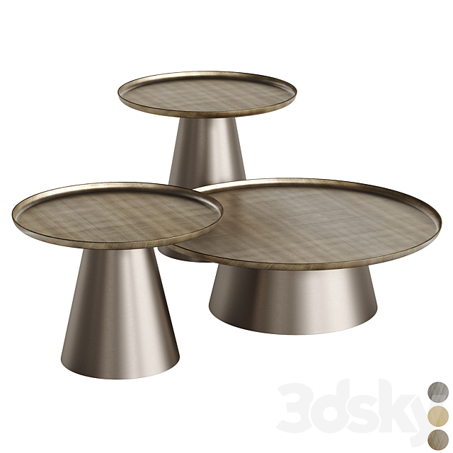 Cattelan Amerigo 2021 Coffee Table D360 3DSMax File - thumbnail 1