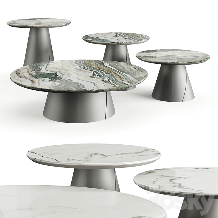 Cattelan Italia Albert Keramik Coffee Table 3DS Max - thumbnail 1