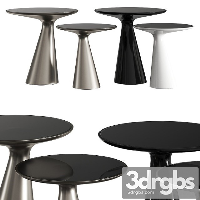 Cattelan Italia Peyote Coffee Side Tables 3dsmax Download - thumbnail 1