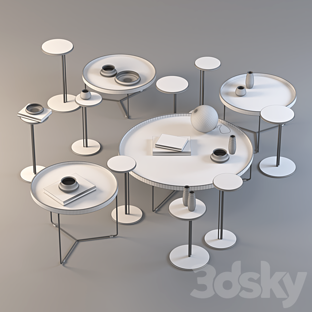 cattelan italia Sting and Billy Keramik 3DSMax File - thumbnail 2