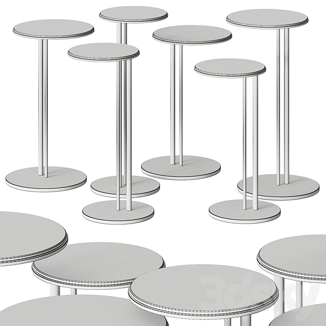 Cattelan Italia Sting Keramik Coffee & Side Tables 3DSMax File - thumbnail 2