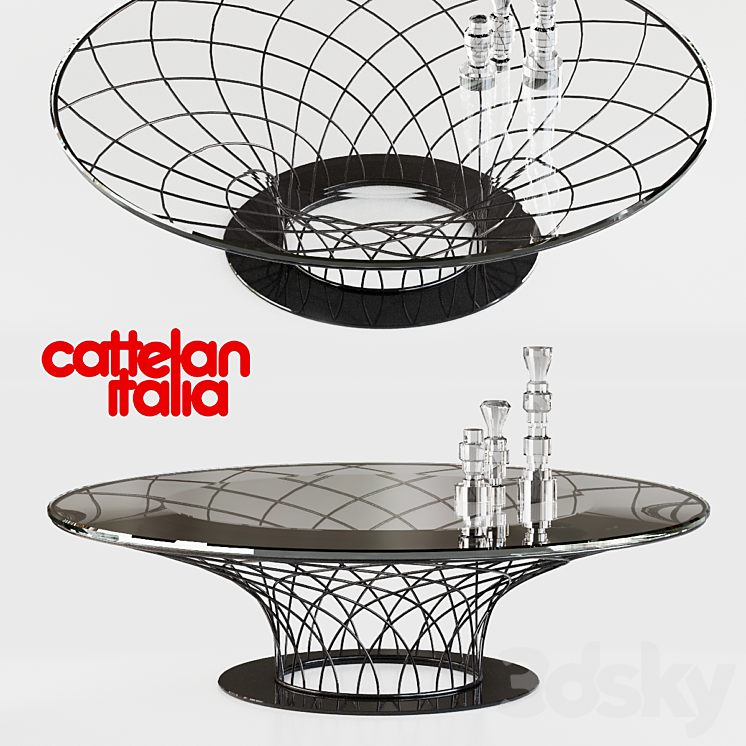 Cattelan NIDO table 3DS Max - thumbnail 1