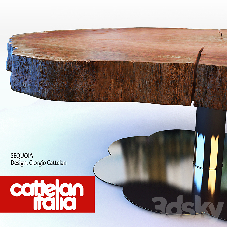 Cattelan sequoia 3DS Max - thumbnail 2