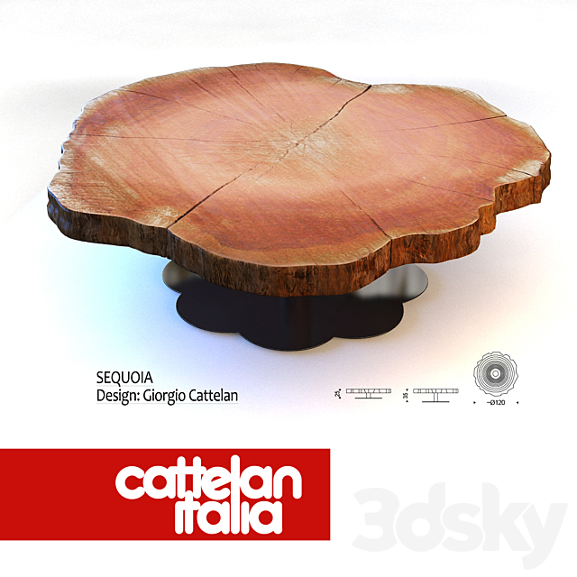 Cattelan sequoia 3DSMax File - thumbnail 1