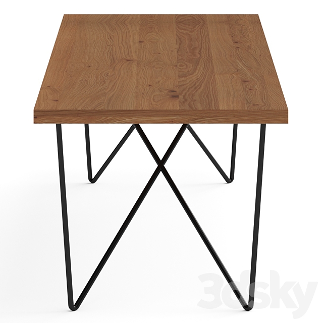 CB2 Dylan Dining Table 3ds Max - thumbnail 2