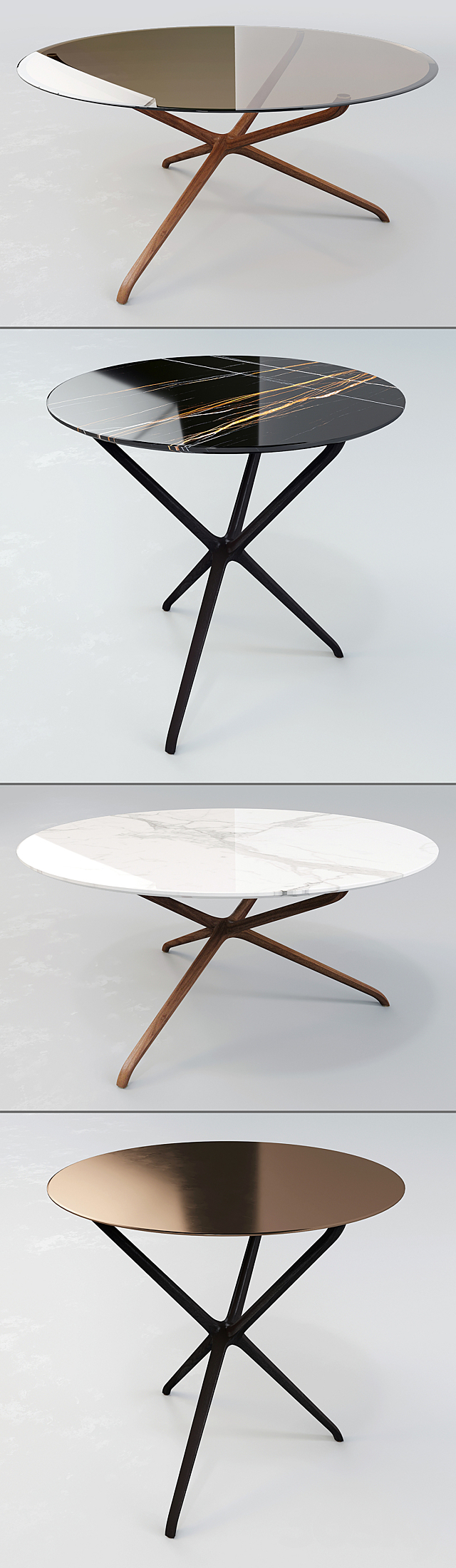 Ceccotti Collezioni: Coffee Table – Croix de Bois 3ds Max - thumbnail 2