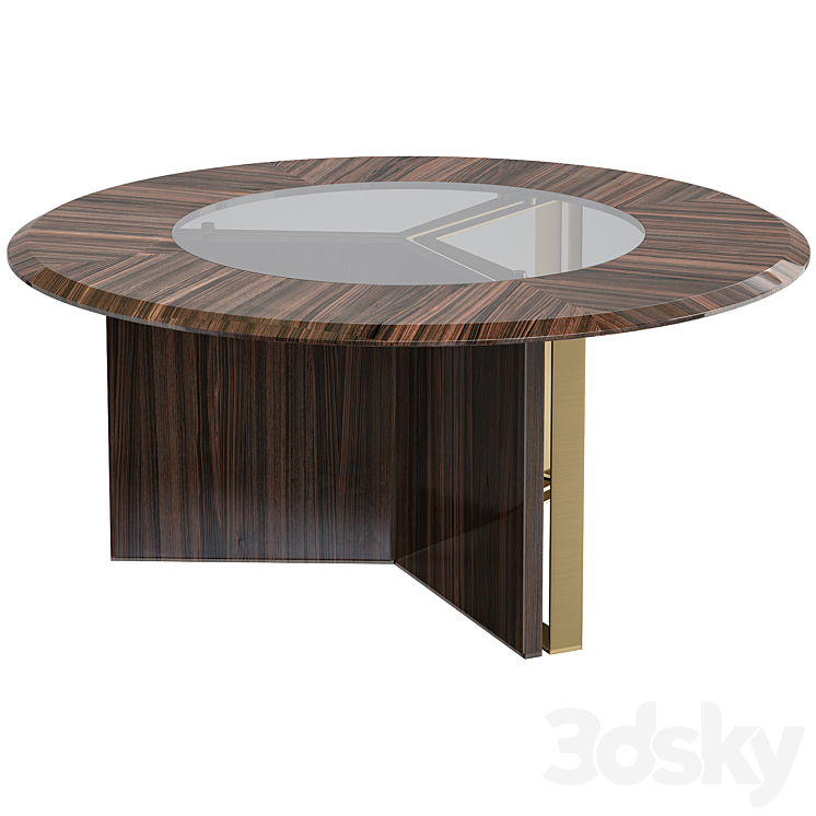 Center table howard 3DS Max Model - thumbnail 1