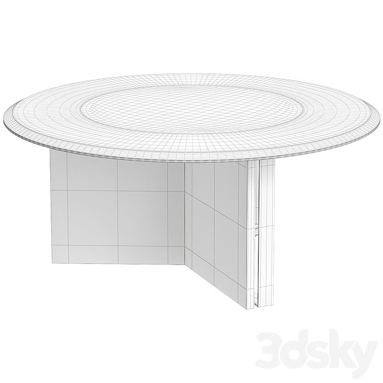 Center table howard 3DS Max Model - thumbnail 2