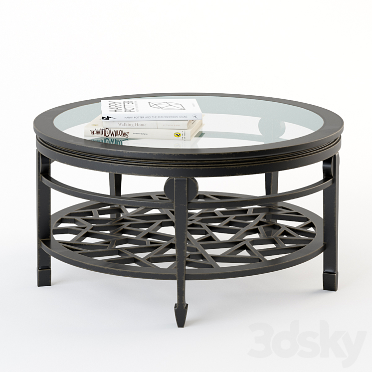 Century Furniture – Ice Ray Cocktail Table 3DS Max - thumbnail 1