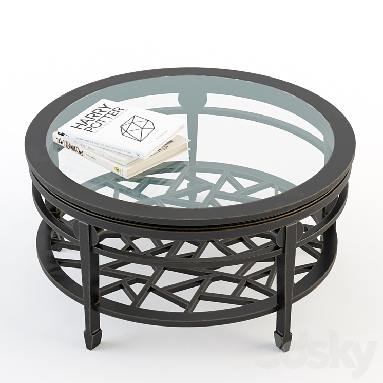 Century Furniture – Ice Ray Cocktail Table 3DS Max - thumbnail 2