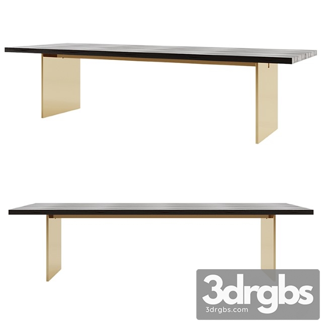 Channel rectangular table rh 2 3dsmax Download - thumbnail 1