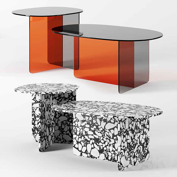 CHAP tables by Miniforms 3DS Max - thumbnail 1