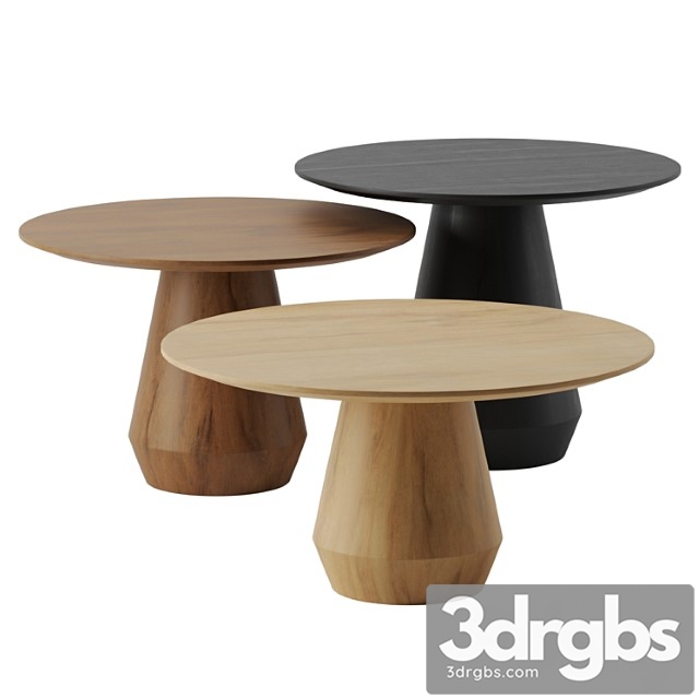 Charlotte triple center coffee tables by collector - thumbnail 1