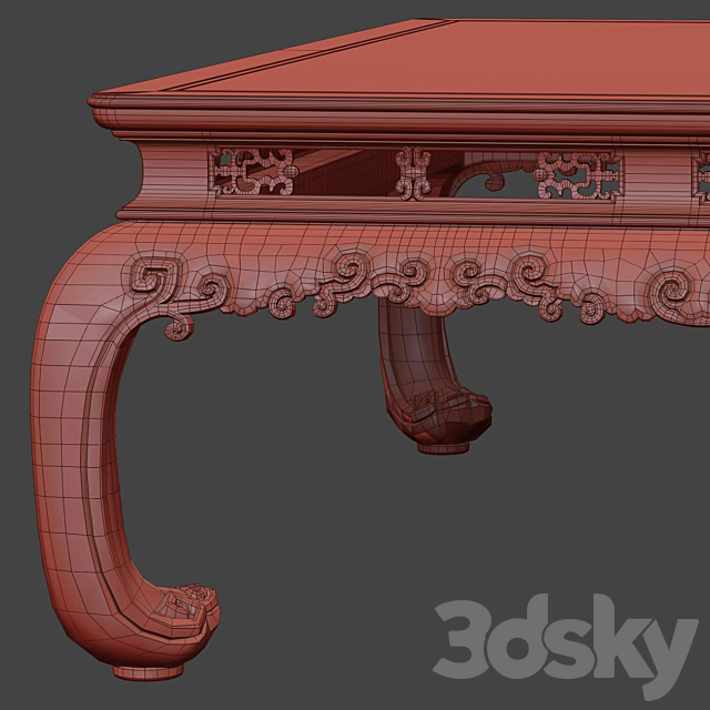 CHELINI Table 114G 3DS Max Model - thumbnail 3