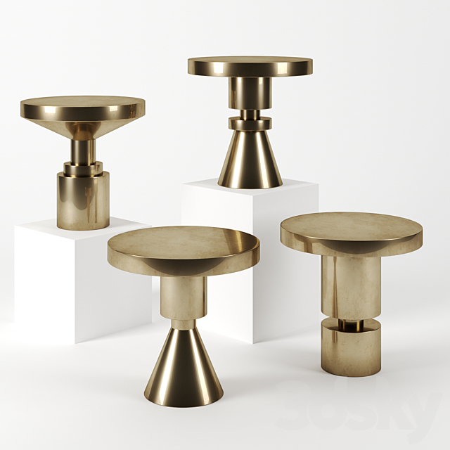 Chess Piece Side Table by Anna Karlin 3DSMax File - thumbnail 1