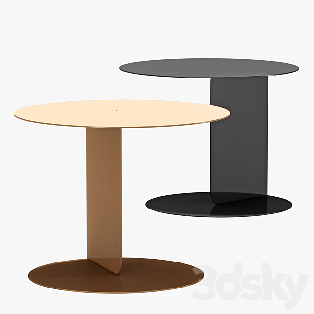 Chips coffee table 3DS Max Model - thumbnail 2