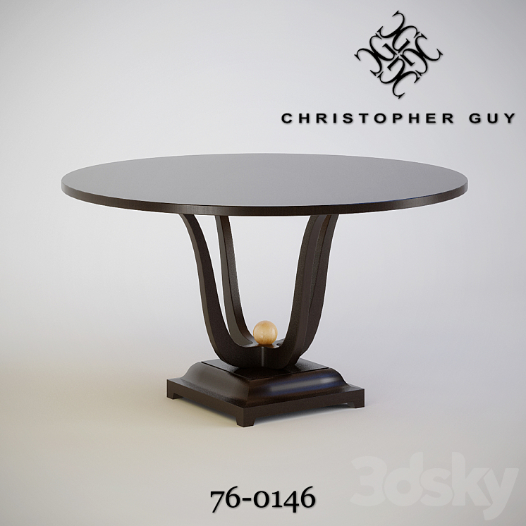 Christopher Guy Table 76-0146 3DS Max - thumbnail 1