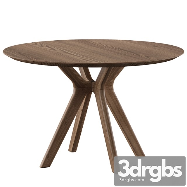 Clark round dining table 2 3dsmax Download - thumbnail 1