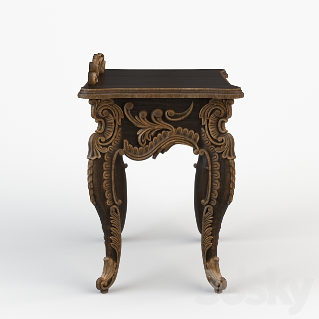 Classic coffee table 3DSMax File - thumbnail 5