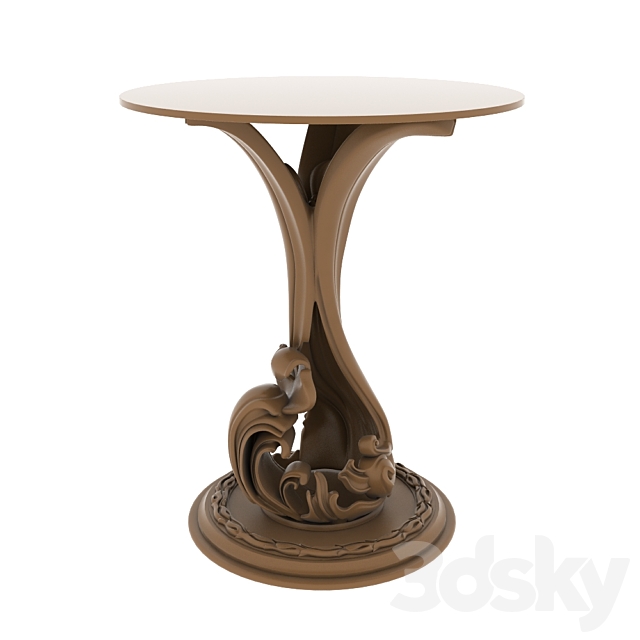 classic table 3DSMax File - thumbnail 1