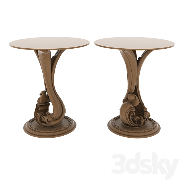 classic table 3DSMax File - thumbnail 2