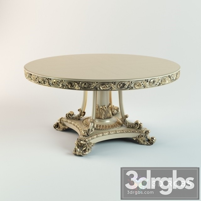 Classical Table 3dsmax Download - thumbnail 1