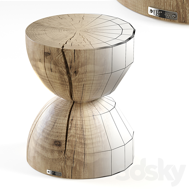 Clessidra side table 3DSMax File - thumbnail 2