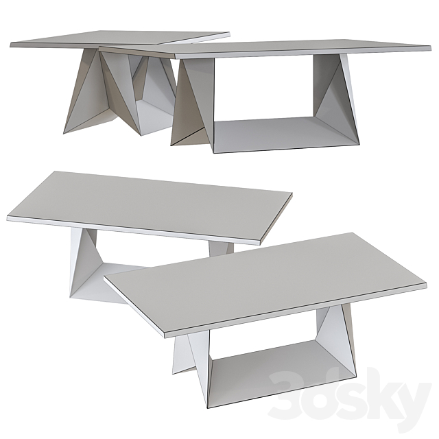 Clint table by ALMA Design 3DSMax File - thumbnail 2