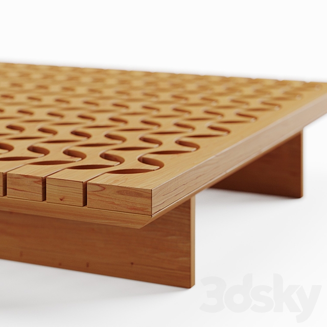 Cobogo Copacabana Coffee table 3ds Max - thumbnail 2